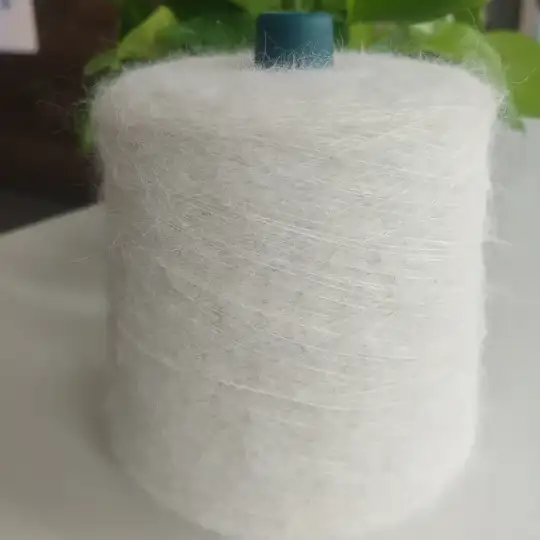 China Yarn for Open Cardigan (Sweater),Full-Zipper Cardigan (Sweater),Half-Zipper Cardigan (Sweater) Mossy Yarn Fancy Yarn Recycled Polyester Cotton Wool Acrylic Spandex white color buy from China wholesaler bulk order at wholesale price free worldwide shipping Alibaba