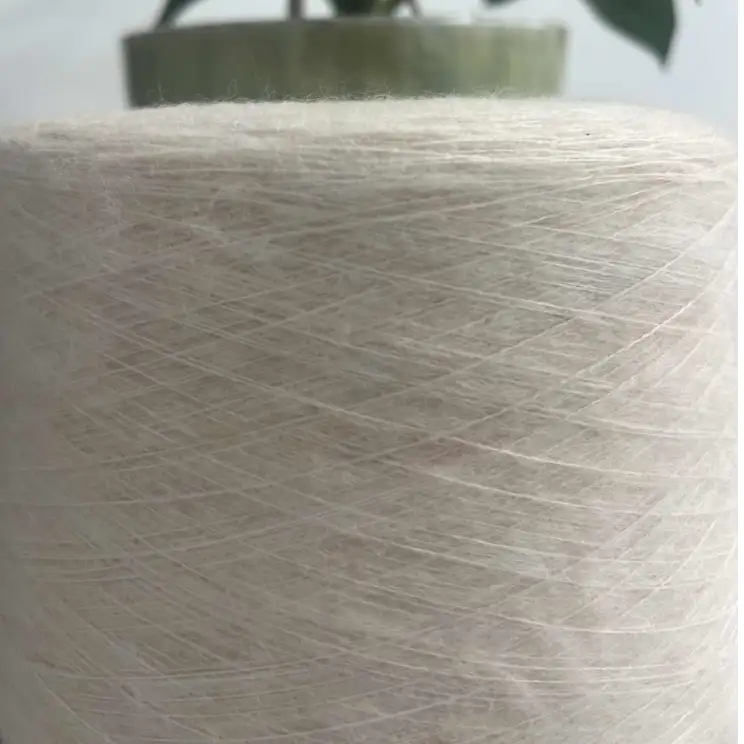 China Yarn for Open Cardigan (Sweater),Full-Zipper Cardigan (Sweater),Half-Zipper Cardigan (Sweater) Mossy Yarn Fancy Yarn Polyester Acrylic Spandex white color buy from China wholesaler bulk order at wholesale price free worldwide shipping Alibaba