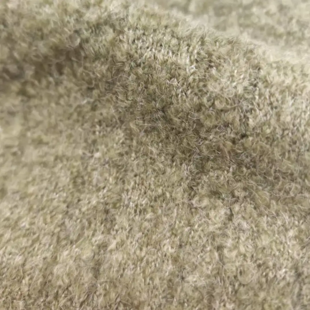 China Yarn for Open Cardigan (Sweater),Full-Zipper Cardigan (Sweater),Half-Zipper Cardigan (Sweater) Boucle Yarn Fancy Yarn Recycled Polyester Acrylic Polyester Wool Spandex khaki-green color buy from China wholesaler bulk order at wholesale price free worldwide shipping Alibaba