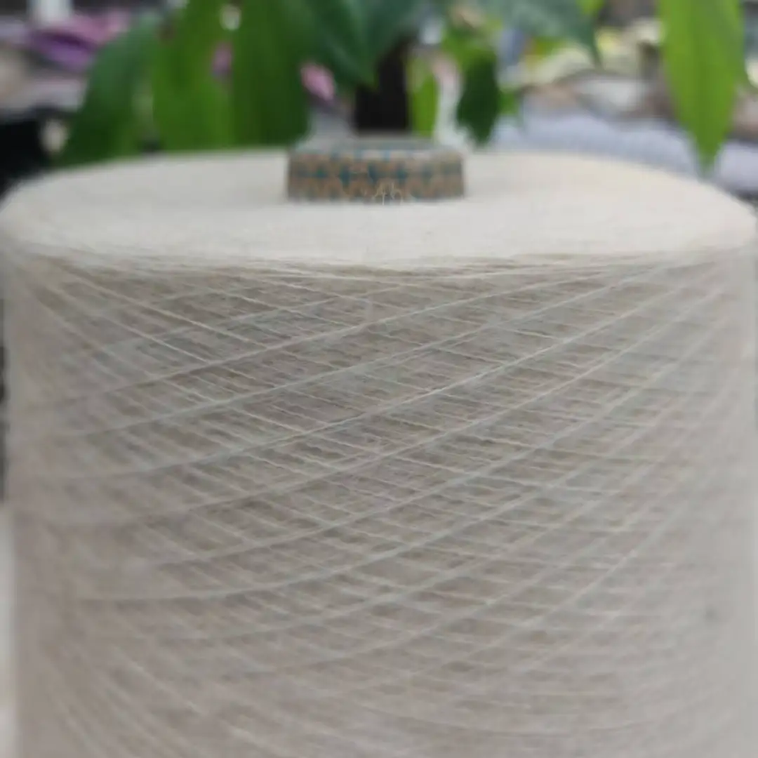 China Yarn for Men’s Vest (Sweater),Full-Zipper Cardigan (Sweater),Half-Zipper Cardigan (Sweater) Mossy Yarn Fancy Yarn Recycled Polyester Acrylic Polyester Spandex white color buy from China wholesaler bulk order at wholesale price free worldwide shipping Alibaba