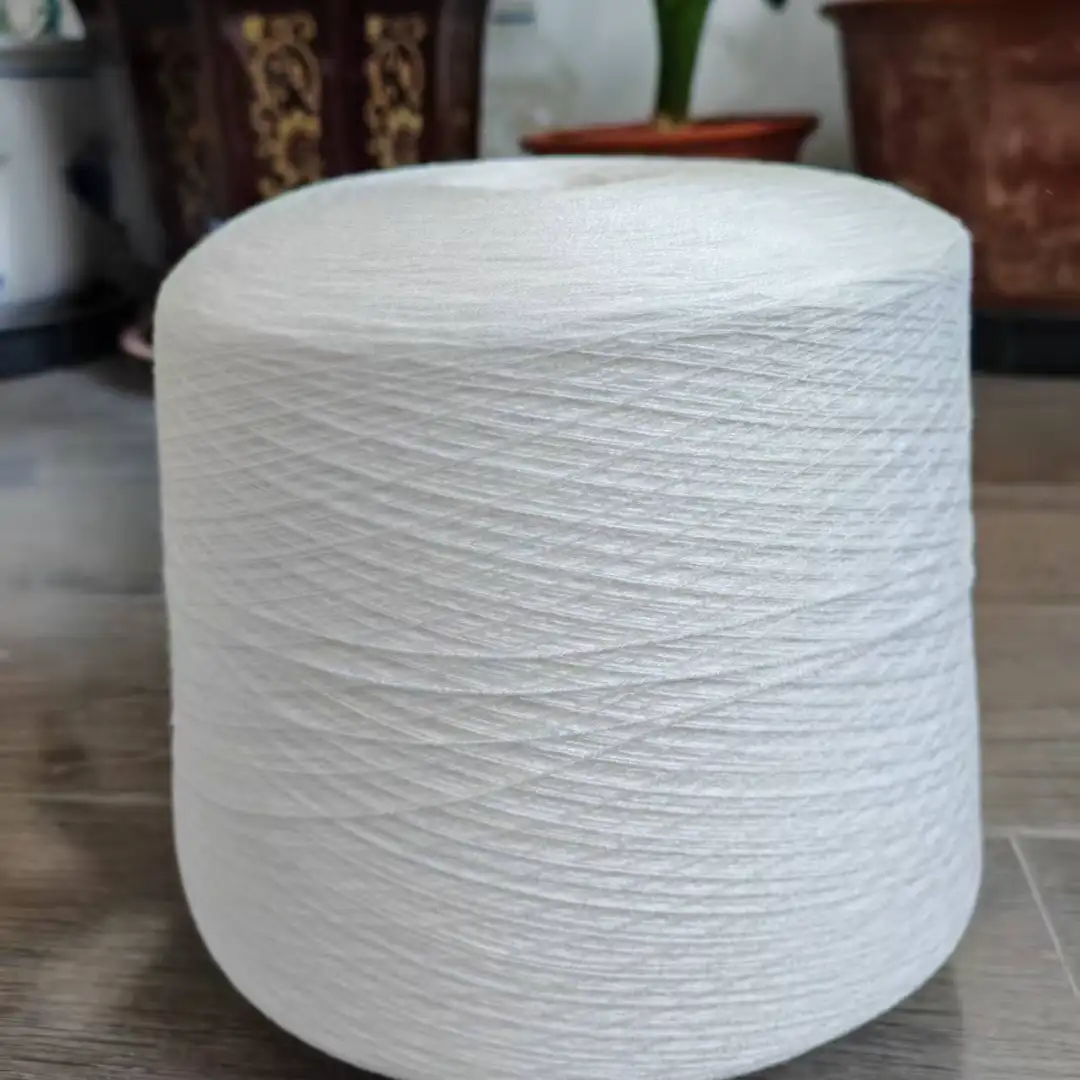 China Yarn for Full-Zipper Cardigan (Sweater),Half-Zipper Cardigan (Sweater),Shirt Long Sleeve Button (Sweater) Core Spun Yarn Regular Yarn Viscose Polyester Nylon white color buy from China wholesaler bulk order at wholesale price free worldwide shipping Alibaba