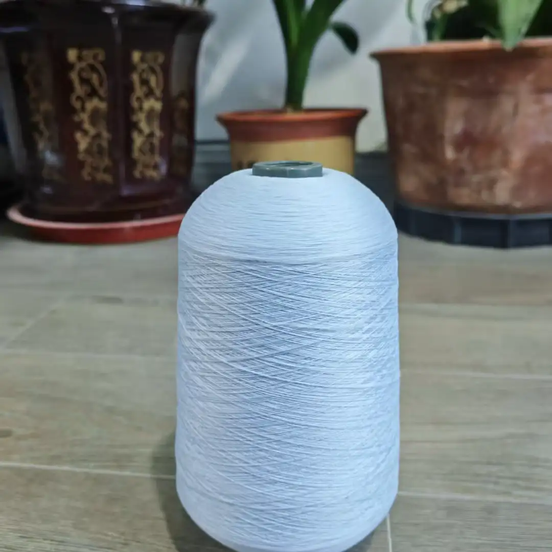 China Yarn for Full-Zipper Cardigan (Sweater),Half-Zipper Cardigan (Sweater),Shirt Long Sleeve Button (Sweater) Raw Interlace Filament Raw Yarn Polyester blue color buy from China wholesaler bulk order at wholesale price free worldwide shipping Alibaba