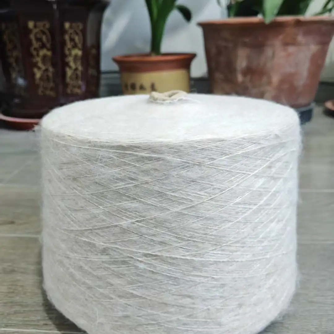 China Yarn for Open Cardigan (Sweater),Full-Zipper Cardigan (Sweater),Half-Zipper Cardigan (Sweater) Mossy Yarn Fancy Yarn Recycled Polyester Polyester Acrylic Sorona white color buy from China wholesaler bulk order at wholesale price free worldwide shipping Alibaba