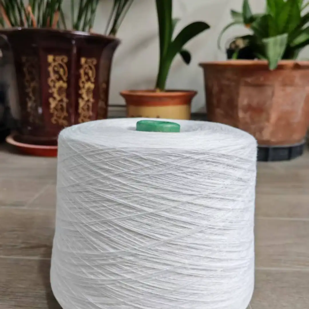 China Yarn for Full-Zipper Cardigan (Sweater),Half-Zipper Cardigan (Sweater),Shirt Long Sleeve Button (Sweater) Ring Spun Regular Yarn Cotton white color buy from China wholesaler bulk order at wholesale price free worldwide shipping Alibaba