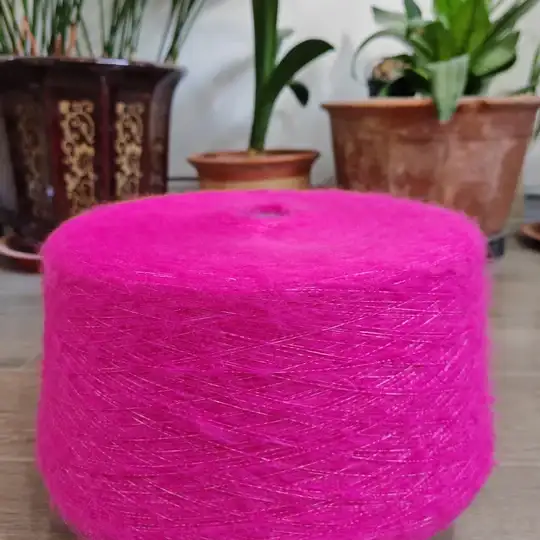China Yarn for Full-Zipper Cardigan (Sweater),Half-Zipper Cardigan (Sweater),Shirt Long Sleeve Button (Sweater) Mossy Yarn Fancy Yarn Acrylic Polyester Spandex Rose red color buy from China wholesaler bulk order at wholesale price free worldwide shipping Alibaba