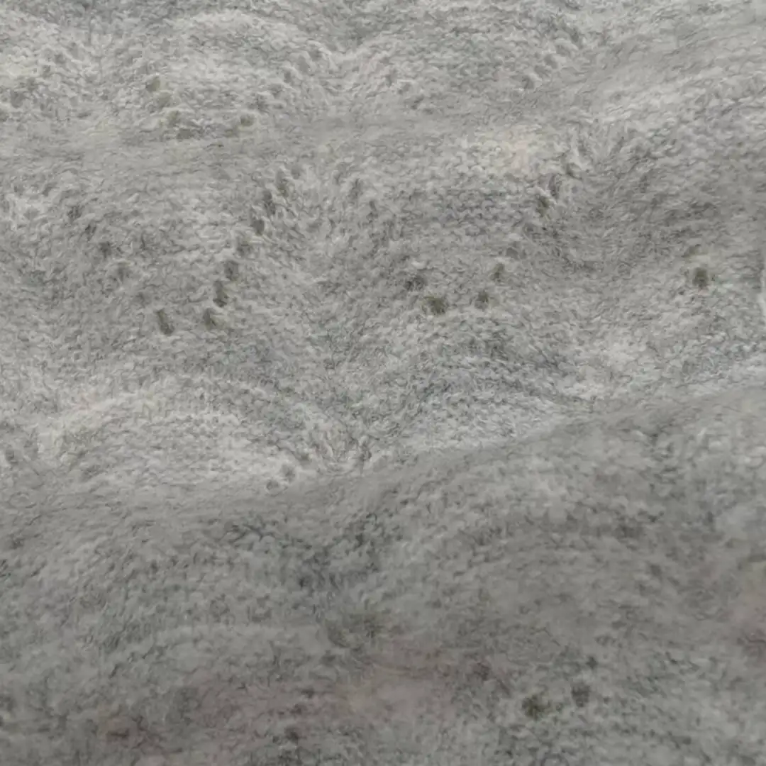 China Yarn for Open Cardigan (Sweater),Full-Zipper Cardigan (Sweater),Half-Zipper Cardigan (Sweater) Mossy Yarn Fancy Yarn Recycled Polyester Acrylic Wool Spandex Gray color buy from China wholesaler bulk order at wholesale price free worldwide shipping Alibaba