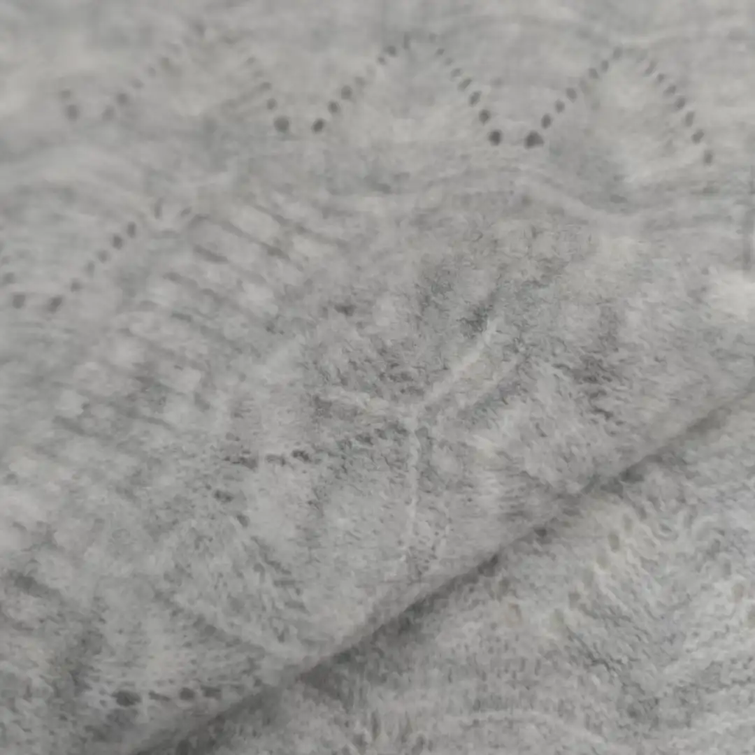 China Yarn for Open Cardigan (Sweater),Full-Zipper Cardigan (Sweater),Half-Zipper Cardigan (Sweater) Mossy Yarn Fancy Yarn Recycled Polyester Acrylic Wool Spandex Gray color buy from China wholesaler bulk order at wholesale price free worldwide shipping Alibaba