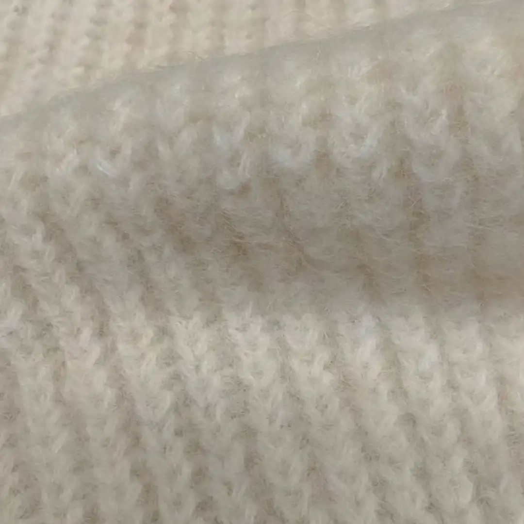 China Yarn for Open Cardigan (Sweater),Full-Zipper Cardigan (Sweater),Half-Zipper Cardigan (Sweater) Mossy Yarn Fancy Yarn Recycled Polyester Wool Spandex cream-coloured color buy from China wholesaler bulk order at wholesale price free worldwide shipping Alibaba