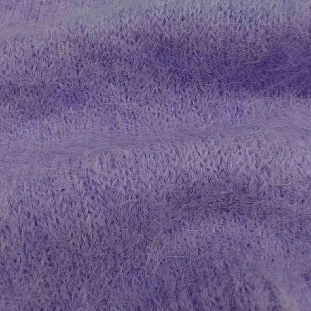 China Yarn for Open Cardigan (Sweater),Full-Zipper Cardigan (Sweater),Half-Zipper Cardigan (Sweater) Mossy Yarn Fancy Yarn Alpaca Nylon Spandex purple color buy from China wholesaler bulk order at wholesale price free worldwide shipping Alibaba