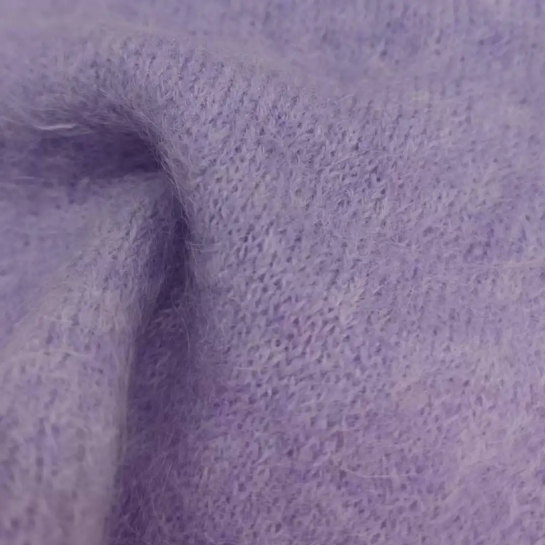 China Yarn for Open Cardigan (Sweater),Full-Zipper Cardigan (Sweater),Half-Zipper Cardigan (Sweater) Mossy Yarn Fancy Yarn Alpaca Nylon Spandex purple color buy from China wholesaler bulk order at wholesale price free worldwide shipping Alibaba