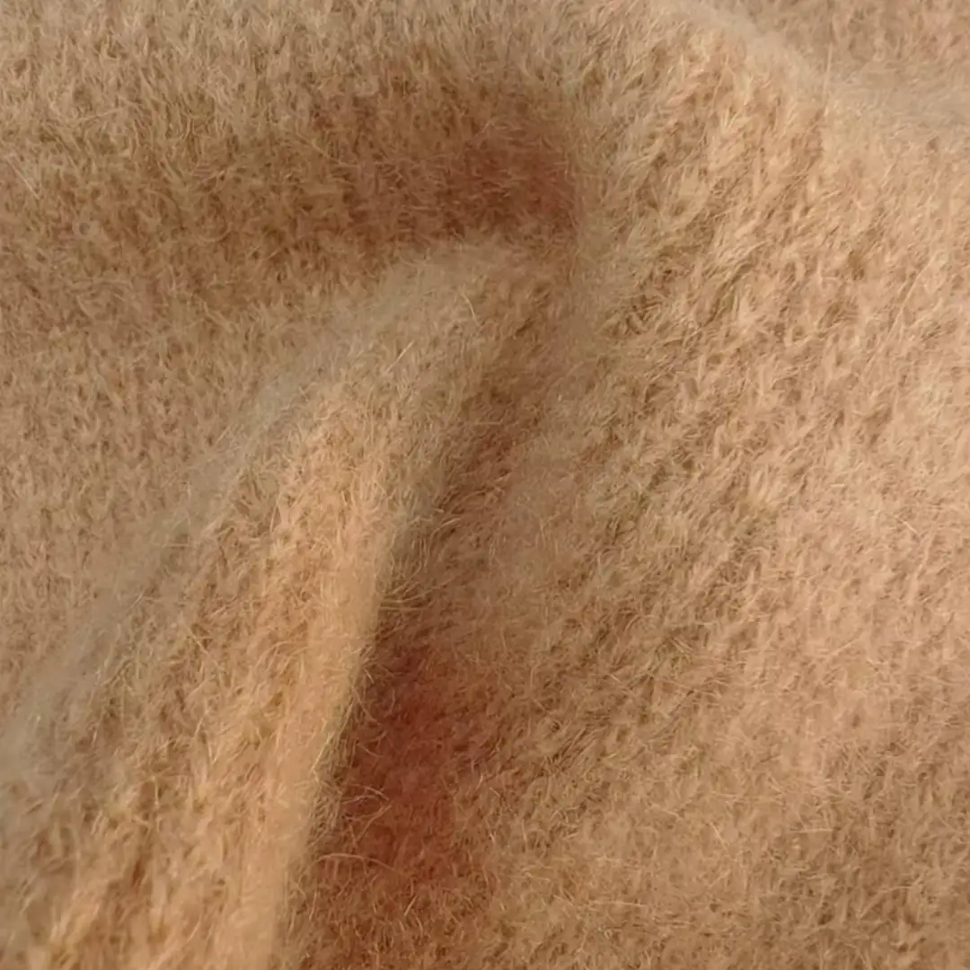 China Yarn for Open Cardigan (Sweater),Full-Zipper Cardigan (Sweater),Half-Zipper Cardigan (Sweater),Shirt Long Sleeve Button (Sweater) Mossy Yarn Fancy Yarn Mohair Nylon Spandex khaki color buy from China wholesaler bulk order at wholesale price free worldwide shipping Alibaba