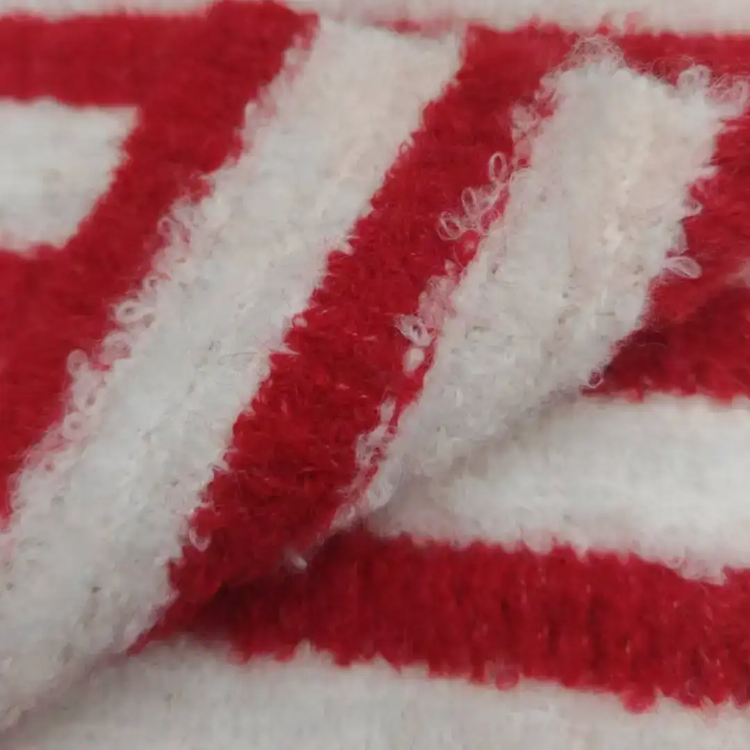 China Yarn for Open Cardigan (Sweater),Full-Zipper Cardigan (Sweater),Half-Zipper Cardigan (Sweater),Shirt Long Sleeve Button (Sweater) Boucle Yarn Fancy Yarn Polyester Acrylic Wool Spandex white，red color buy from China wholesaler bulk order at wholesale price free worldwide shipping Alibaba