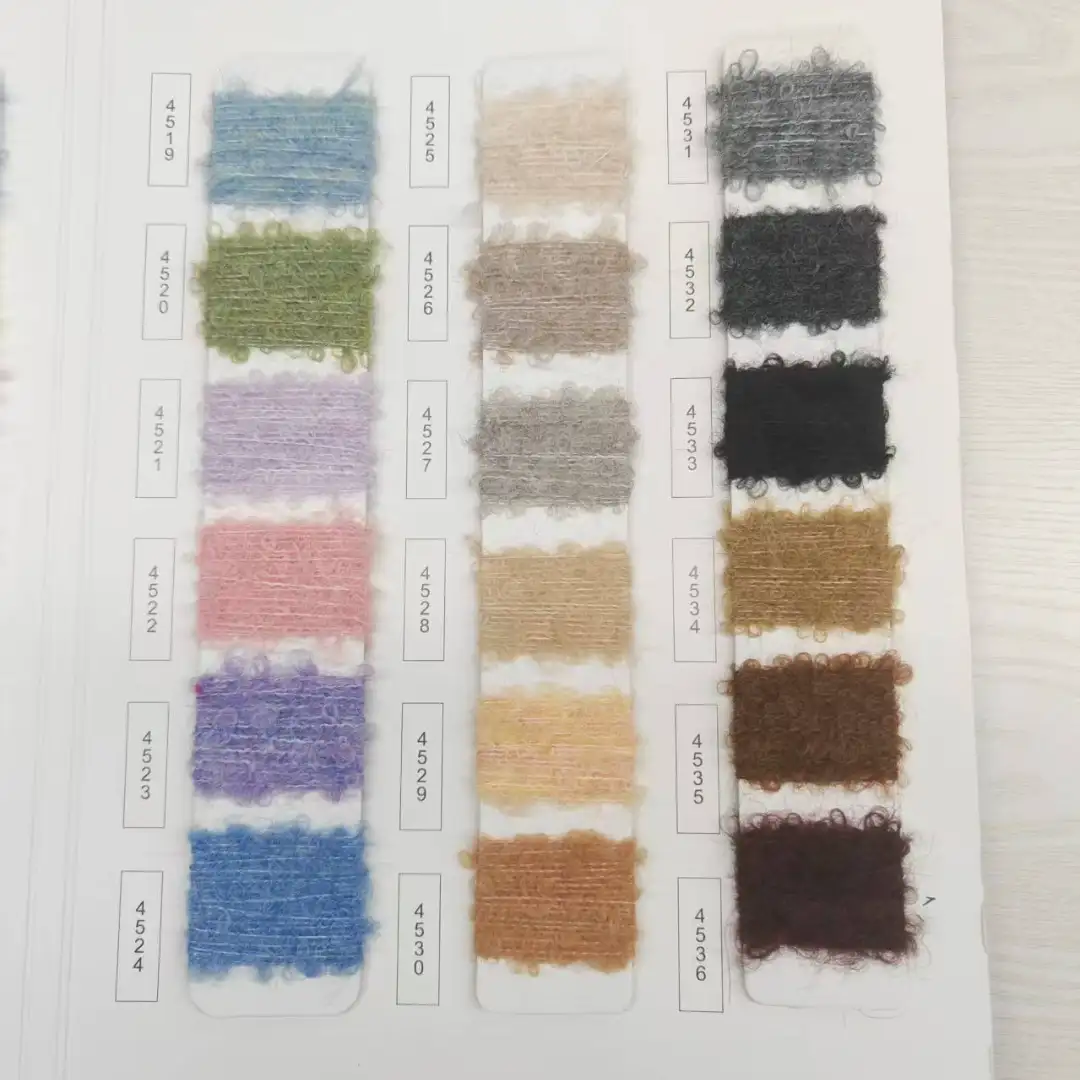 China Yarn for Open Cardigan (Sweater),Full-Zipper Cardigan (Sweater),Half-Zipper Cardigan (Sweater),Shirt Long Sleeve Button (Sweater) Boucle Yarn Fancy Yarn Polyester Acrylic Wool Spandex white，red color buy from China wholesaler bulk order at wholesale price free worldwide shipping Alibaba