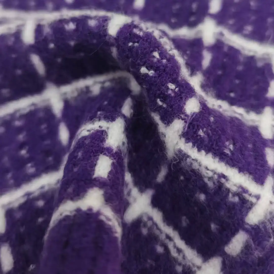 China Yarn for Open Cardigan (Sweater),Full-Zipper Cardigan (Sweater),Half-Zipper Cardigan (Sweater) Mossy Yarn Fancy Yarn Acrylic Nylon Spandex white，purple color buy from China wholesaler bulk order at wholesale price free worldwide shipping Alibaba