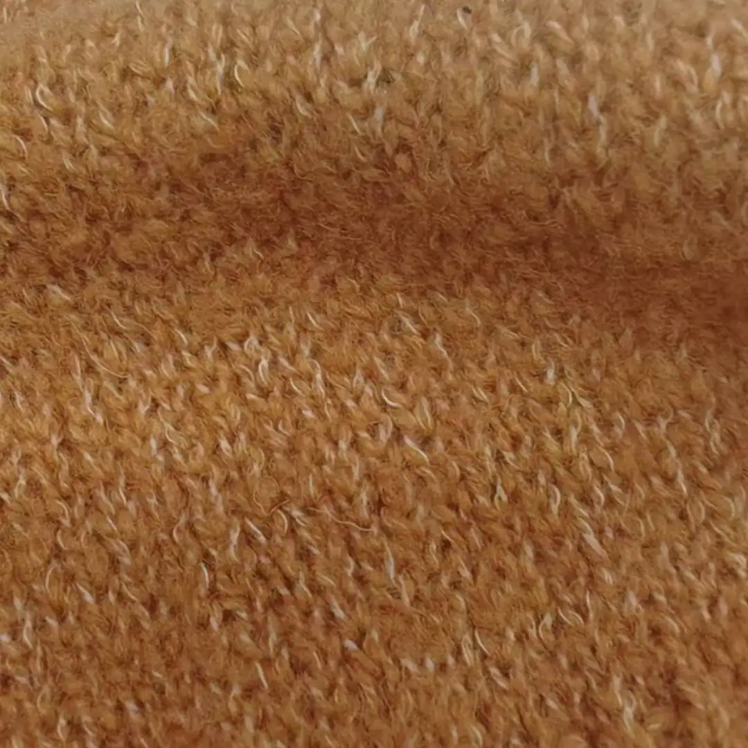 China Yarn for Open Cardigan (Sweater),Full-Zipper Cardigan (Sweater),Half-Zipper Cardigan (Sweater) Mossy Yarn Fancy Yarn Wool Cotton Nylon Brown color buy from China wholesaler bulk order at wholesale price free worldwide shipping Alibaba