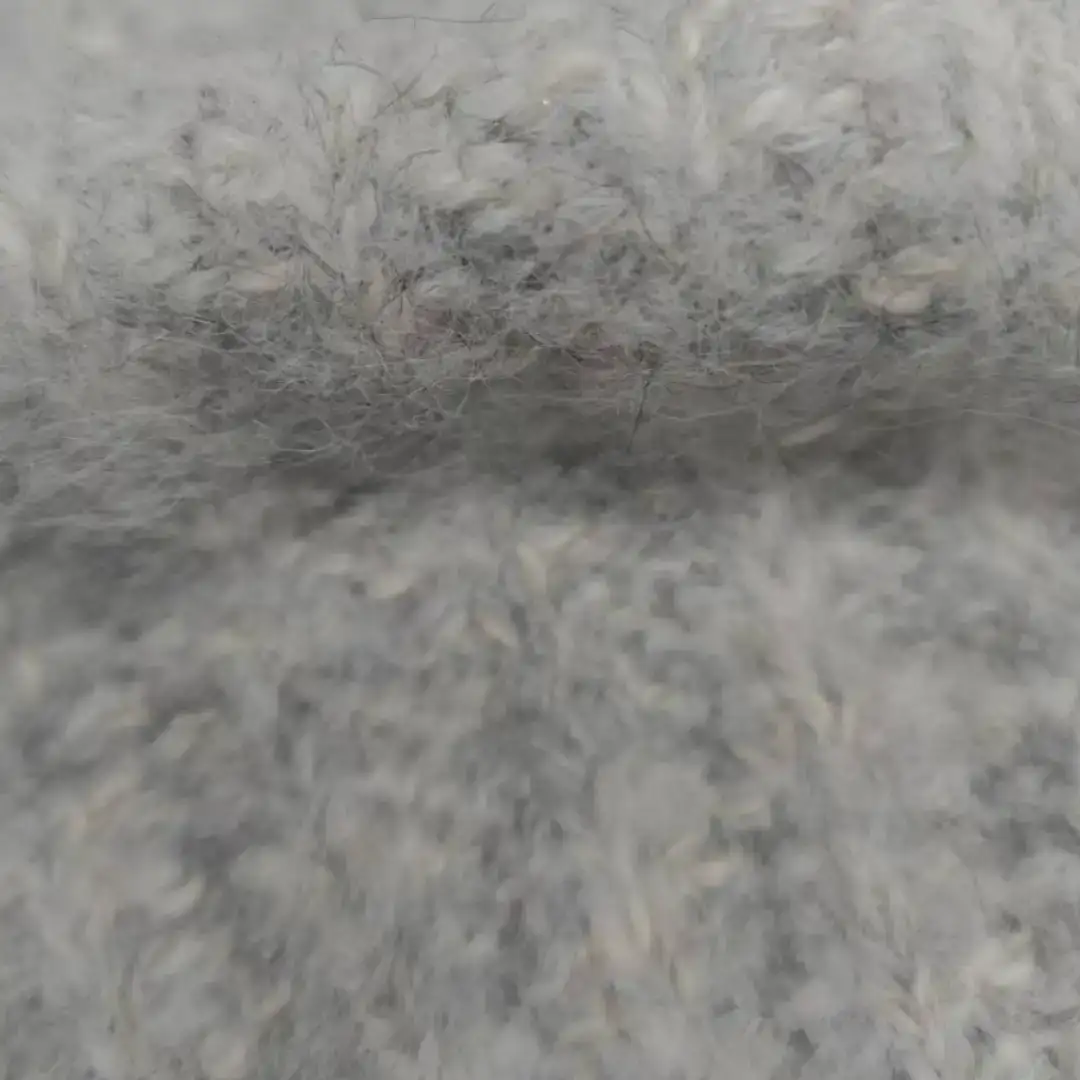 China Yarn for Open Cardigan (Sweater),Full-Zipper Cardigan (Sweater),Half-Zipper Cardigan (Sweater) Mossy Yarn Fancy Yarn Polyester Cotton Acrylic Nylon Wool Spandex Gray color buy from China wholesaler bulk order at wholesale price free worldwide shipping Alibaba