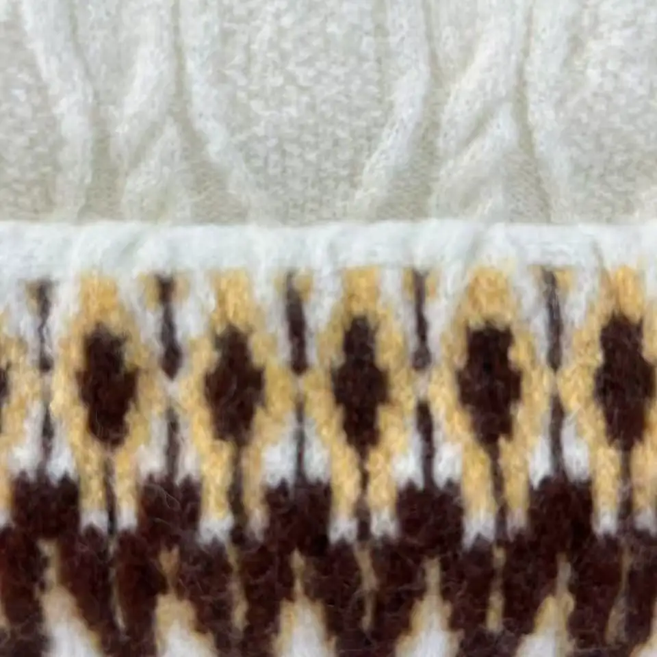 China Yarn for Open Cardigan (Sweater),Knitted Jacket (Sweater),Round Neck Pullover (Sweater),Hoodie  (Sweater) Mossy Yarn Fancy Yarn Acrylic Polyester Elastane off-white+brown+yellow color buy from China wholesaler bulk order at wholesale price free worldwide shipping Alibaba