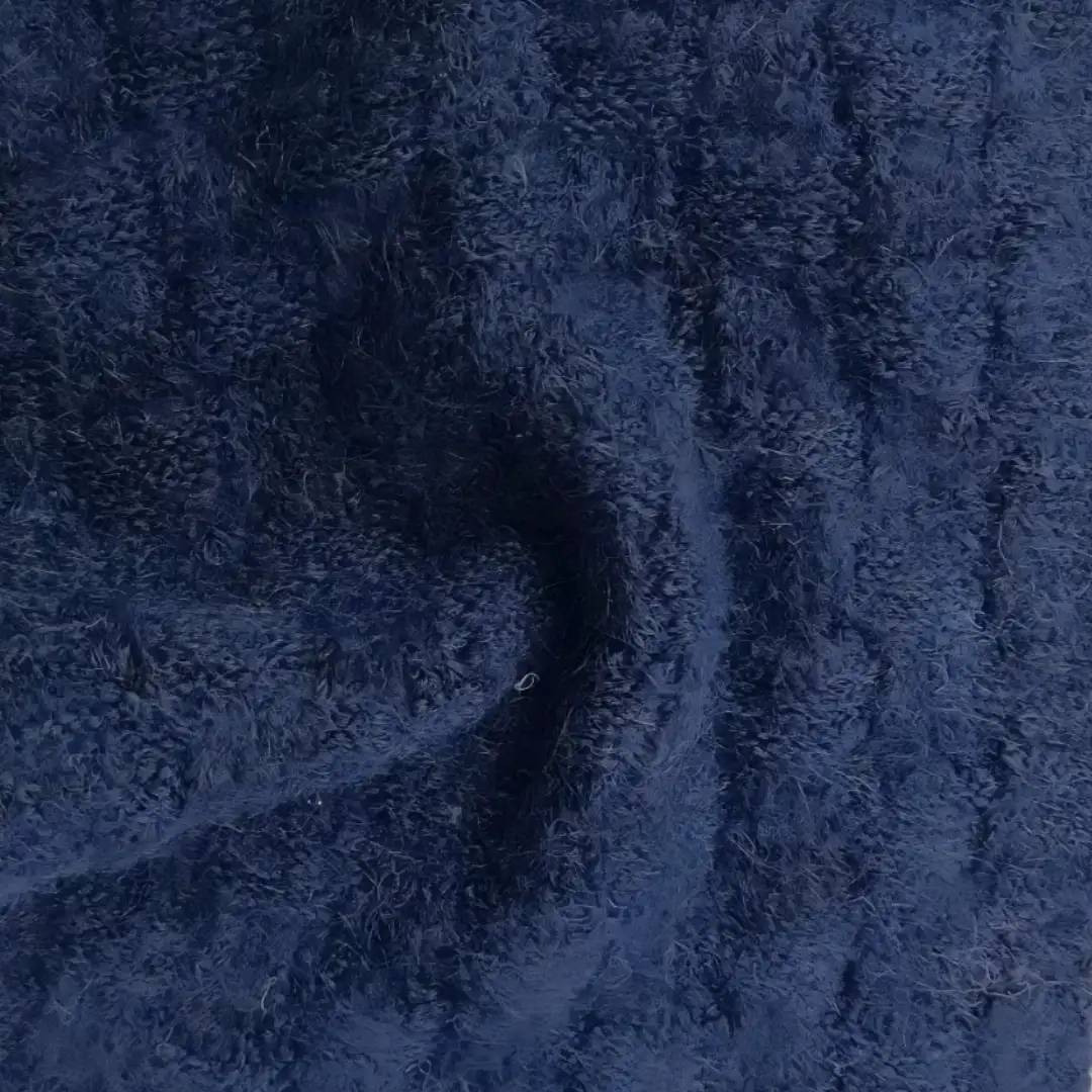 China Yarn for Knitted Jacket (Sweater),Round Neck Pullover (Sweater),Hoodie  (Sweater),Dresses (Pullover) (Sweater),Roll Neck Jumper (Sweater) Mossy Yarn Fancy Yarn Wool Nylon Elastane Recycled Polyester Polyester blue color buy from China wholesaler bulk order at wholesale price free worldwide shipping Alibaba