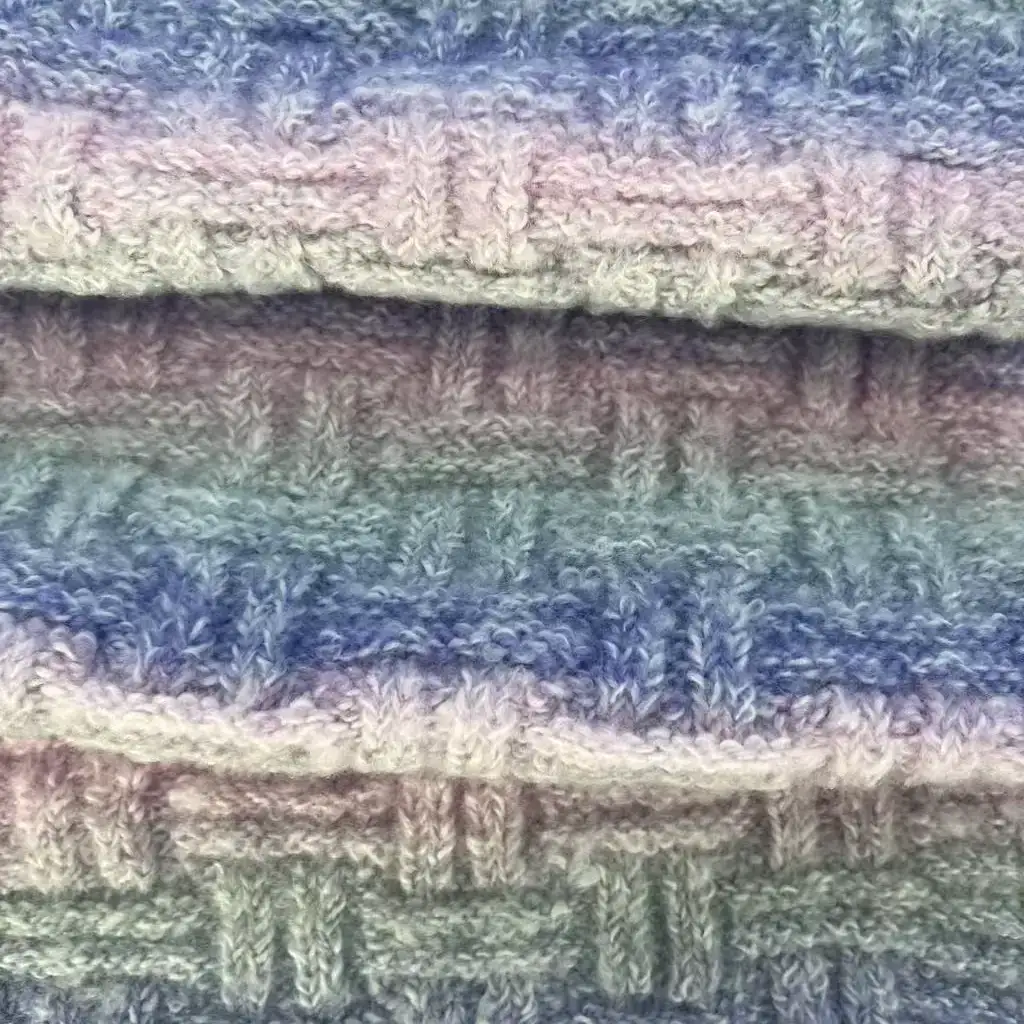 China Yarn for Round Neck Pullover (Sweater),Hoodie  (Sweater),Roll Neck Jumper (Sweater),Scallop Trims Cardigan (Sweater) Mossy Yarn Fancy Yarn Polyester Acrylic Elastane purple+pink+blue color buy from China wholesaler bulk order at wholesale price free worldwide shipping Alibaba