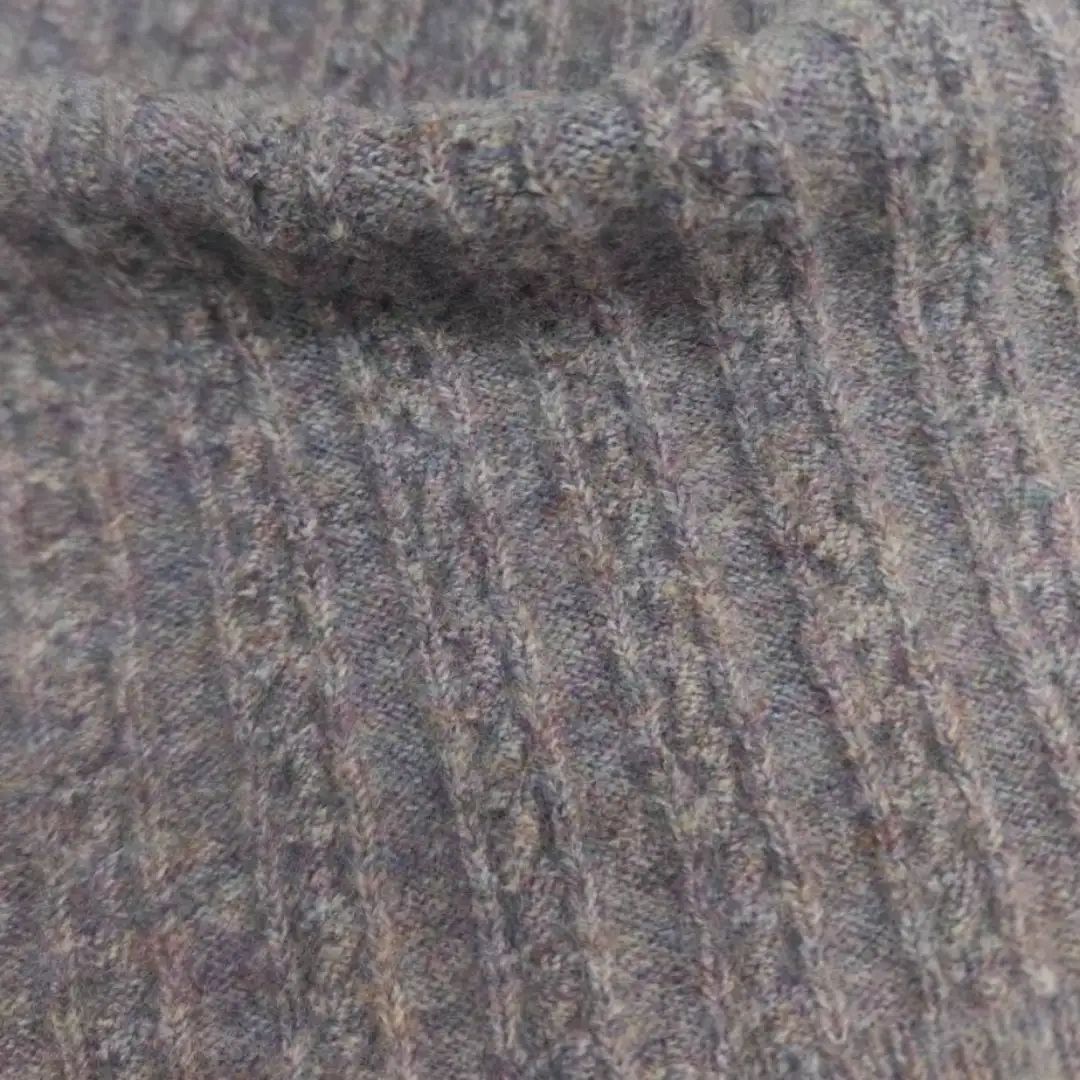 China Yarn for Open Cardigan (Sweater),Knitted Jacket (Sweater),Hoodie  (Sweater) Mossy Yarn Fancy Yarn Recycled Polyester Polyester Wool Spandex Purple Flower color buy from China wholesaler bulk order at wholesale price free worldwide shipping Alibaba