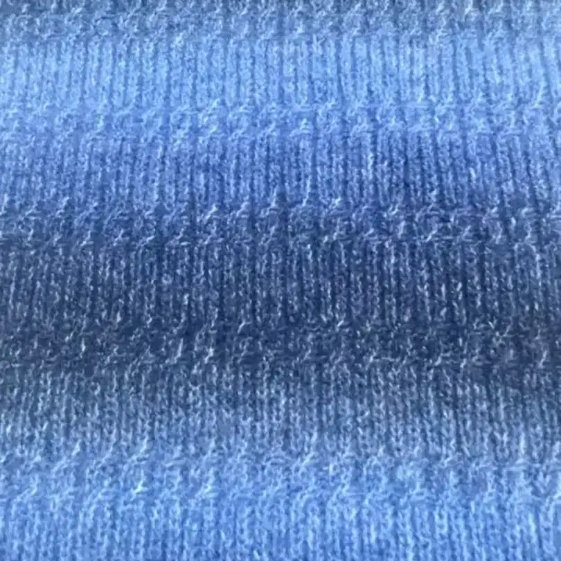 China Yarn for Open Cardigan (Sweater),Full-Zipper Cardigan (Sweater),Round Neck Pullover (Sweater),Crew Neck Pullover (Sweater) Mossy Yarn Fancy Yarn Recycled Polyester Polyester Recycled Acrylic Wool Spandex Deep blue and light blue alternate color buy from China wholesaler bulk order at wholesale price free worldwide shipping Alibaba