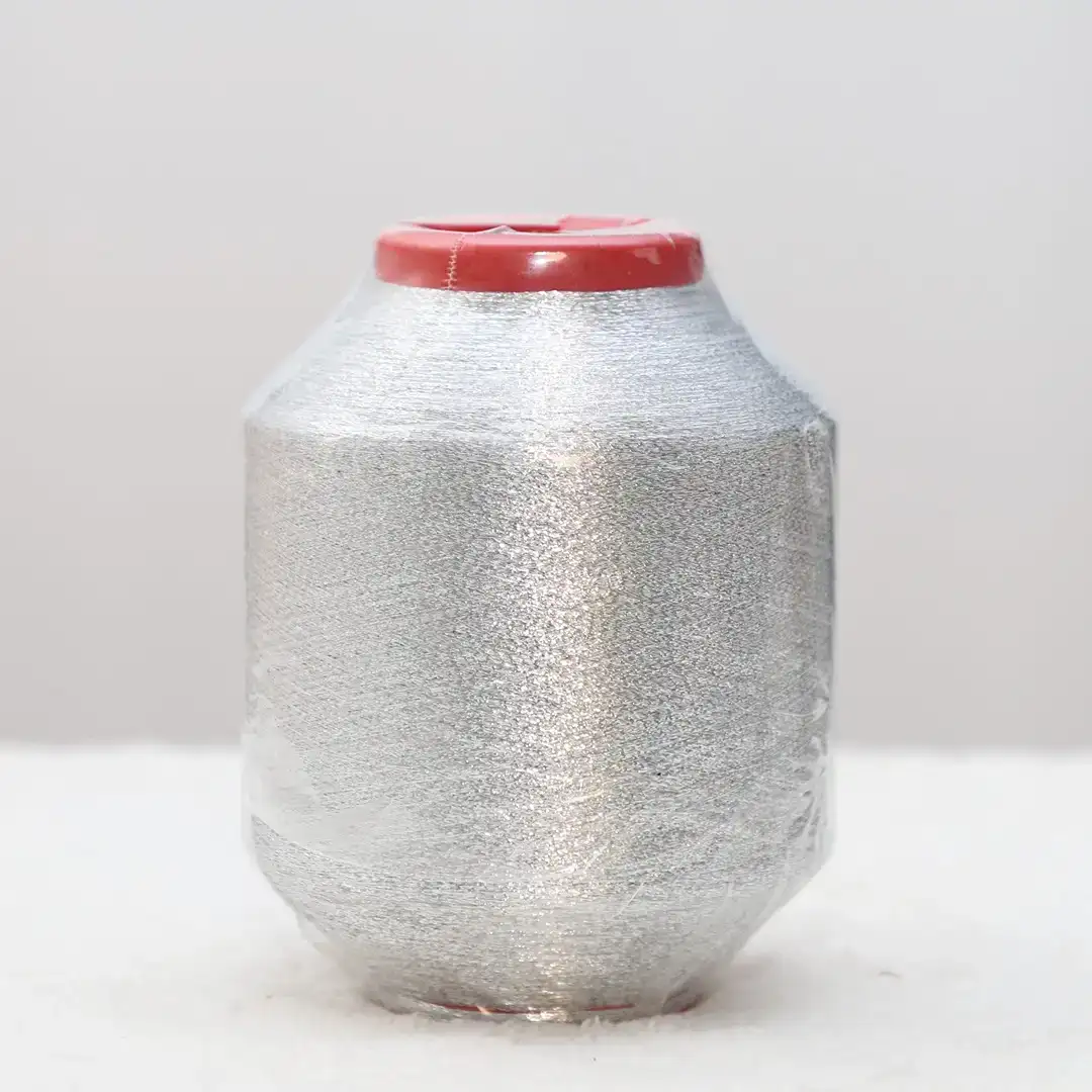 China Yarn for Ladies Vest (Sweater),Men’s Vest (Sweater),Open Cardigan (Sweater) Lurex Lurex Polyester Lurex Grey color buy from China wholesaler bulk order at wholesale price free worldwide shipping Alibaba