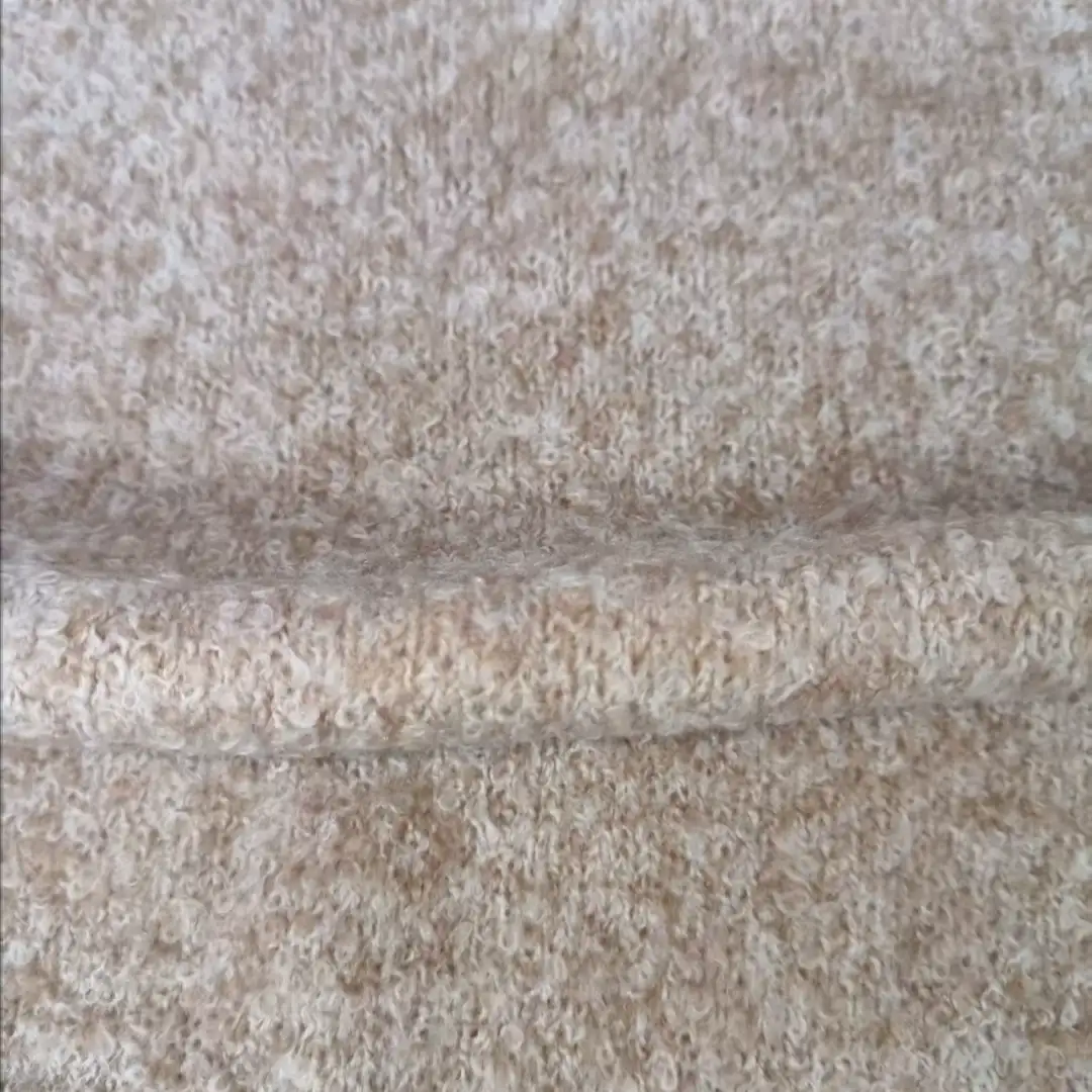 China Yarn for Ladies Vest (Sweater),Men’s Vest (Sweater),Open Cardigan (Sweater),Full-Zipper Cardigan (Sweater),Half-Zipper Cardigan (Sweater) Boucle Yarn Fancy Yarn Polyester Spandex Oatmeal color buy from China wholesaler bulk order at wholesale price free worldwide shipping Alibaba