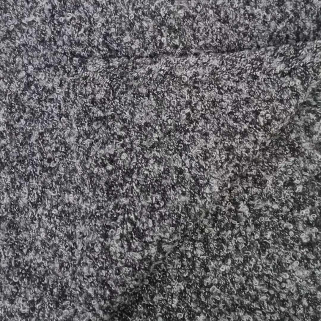 China Yarn for Ladies Vest (Sweater),Men’s Vest (Sweater),Open Cardigan (Sweater),Full-Zipper Cardigan (Sweater),Half-Zipper Cardigan (Sweater) Boucle Yarn Fancy Yarn Polyester Spandex gray color buy from China wholesaler bulk order at wholesale price free worldwide shipping Alibaba