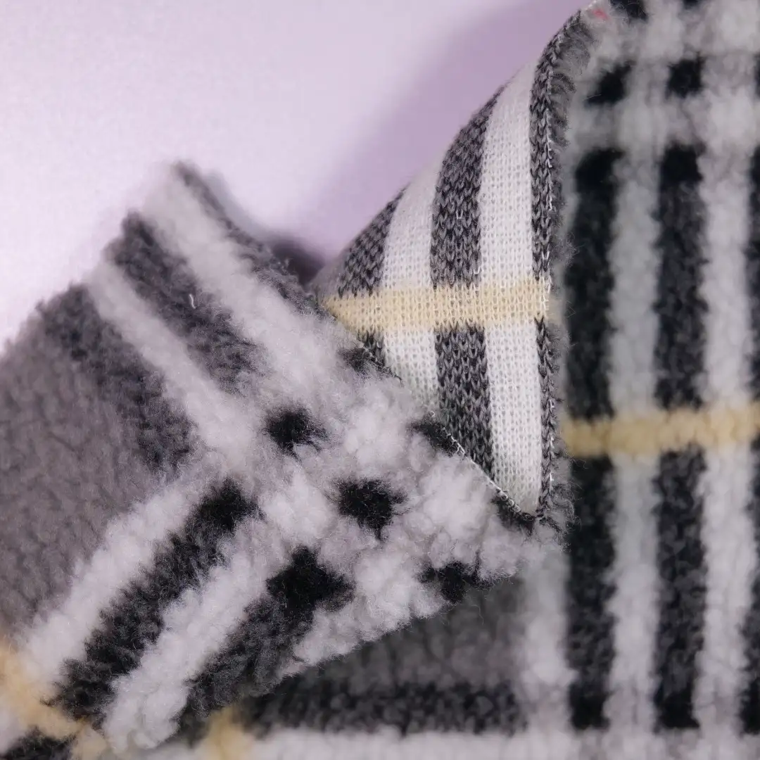 China Fabric for Crop Top Sherpa Knit Fabric Polyester Colorful color buy from China wholesaler bulk order at wholesale price free worldwide shipping Alibaba