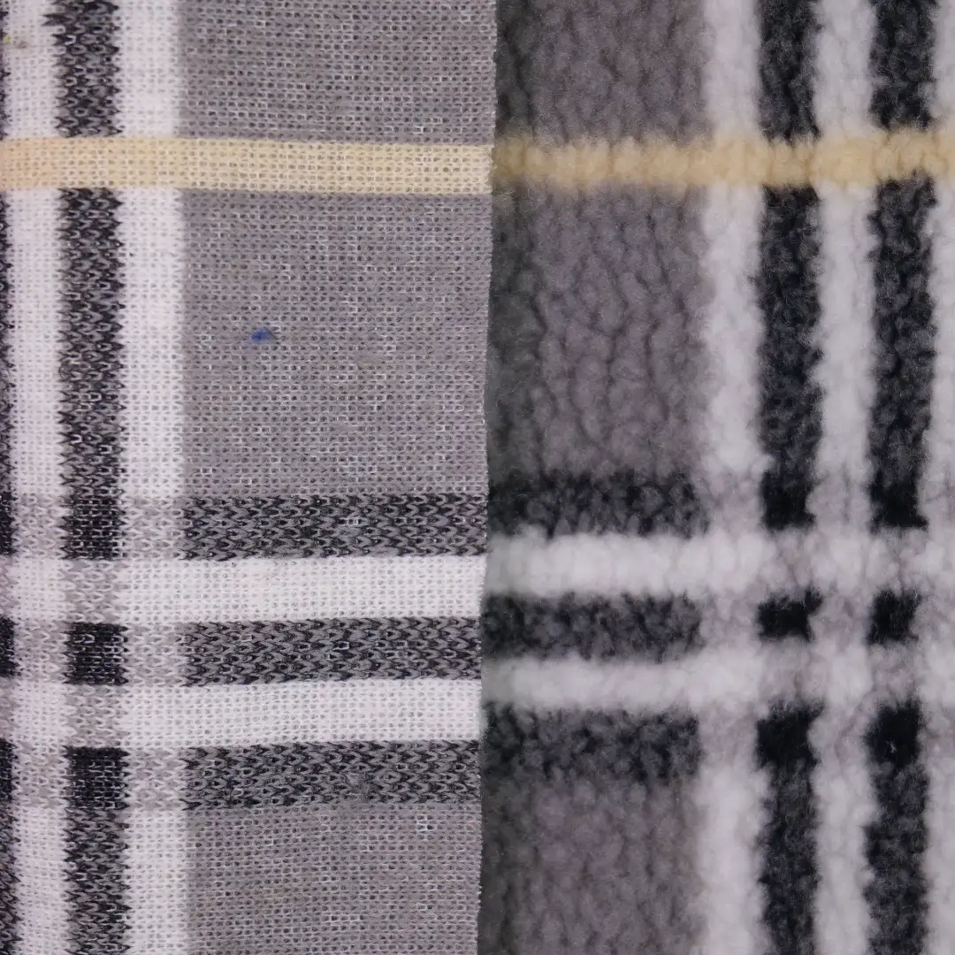 China Fabric for Crop Top Sherpa Knit Fabric Polyester Colorful color buy from China wholesaler bulk order at wholesale price free worldwide shipping Alibaba