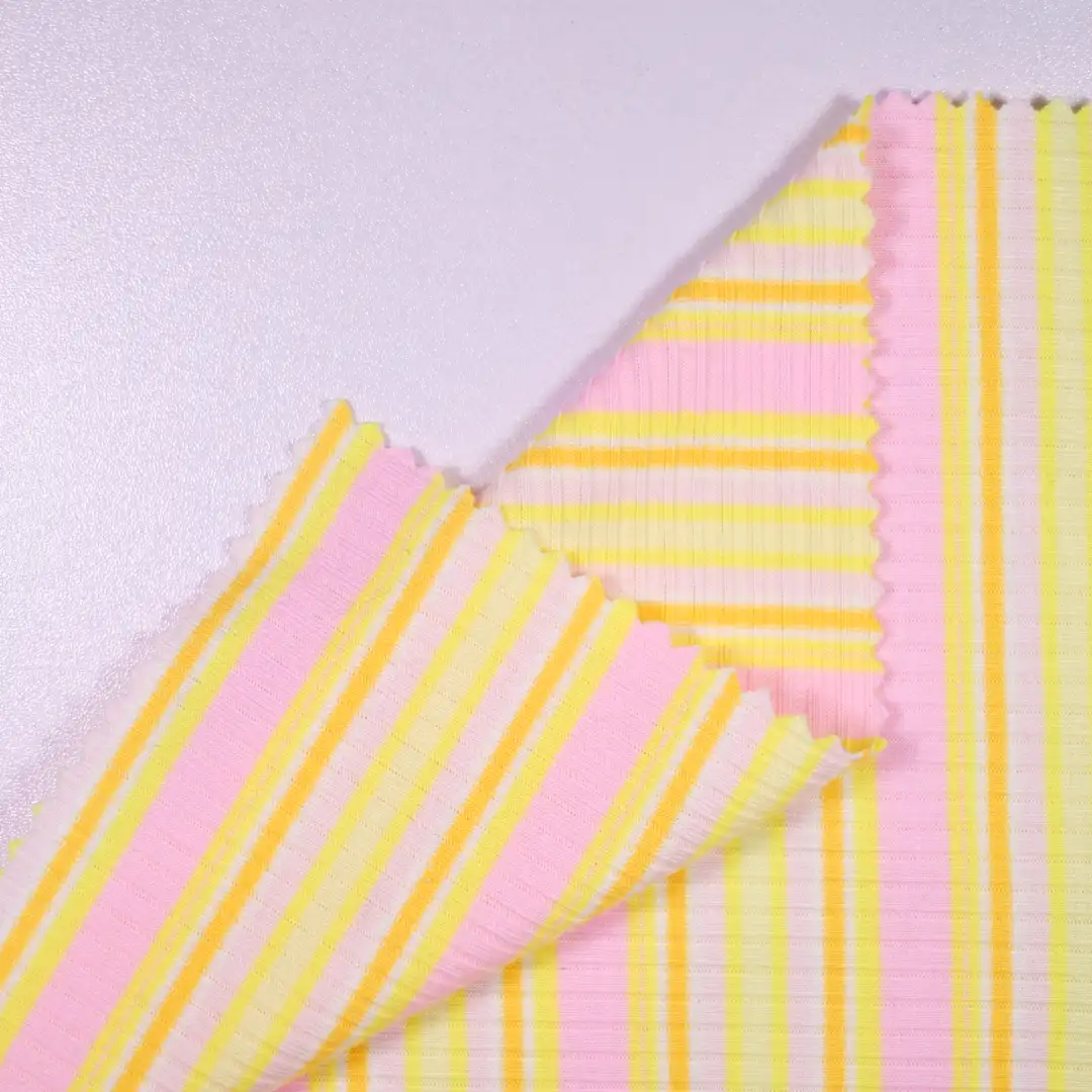 China Fabric for Tank Top,Hoodie   Rib Knit Fabric Polyester Spandex Colorful color buy from China wholesaler bulk order at wholesale price free worldwide shipping Alibaba