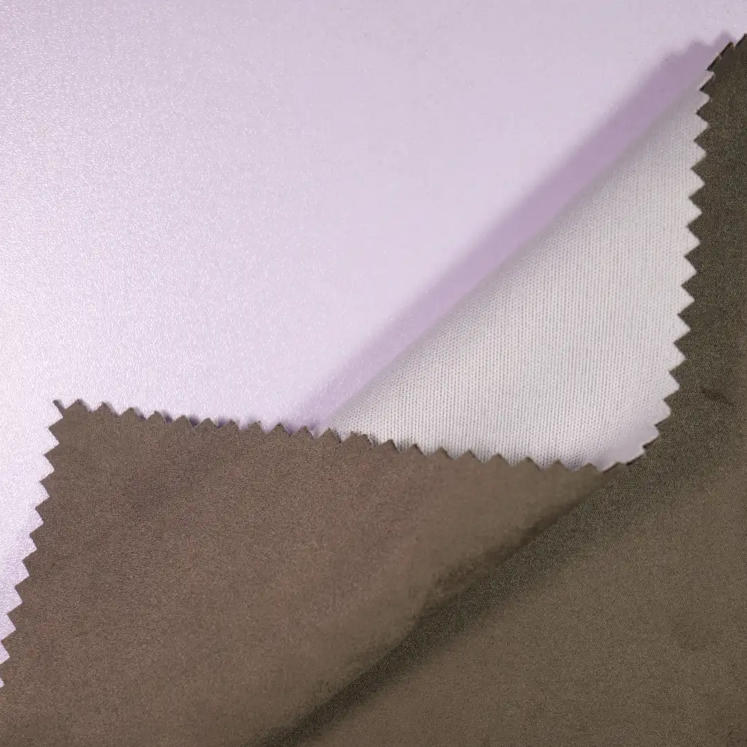 China Fabric for Jackets,Trench Coat,Uniform Suede Knit Fabric Polyester Spandex Khaki color buy from China wholesaler bulk order at wholesale price free worldwide shipping Alibaba