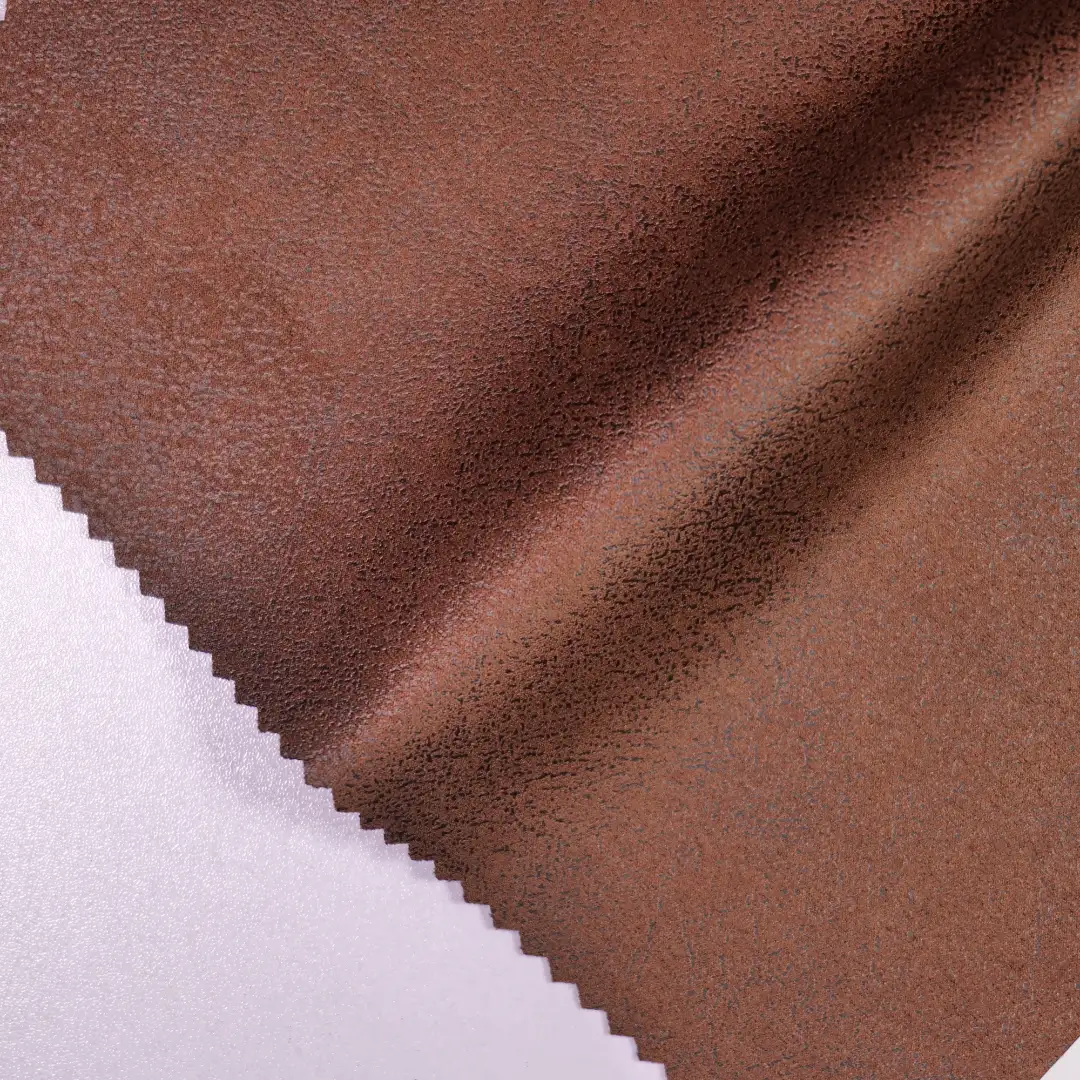China Fabric for Jackets,Trench Coat Suede Knit Fabric Polyester Spandex brown color buy from China wholesaler bulk order at wholesale price free worldwide shipping Alibaba