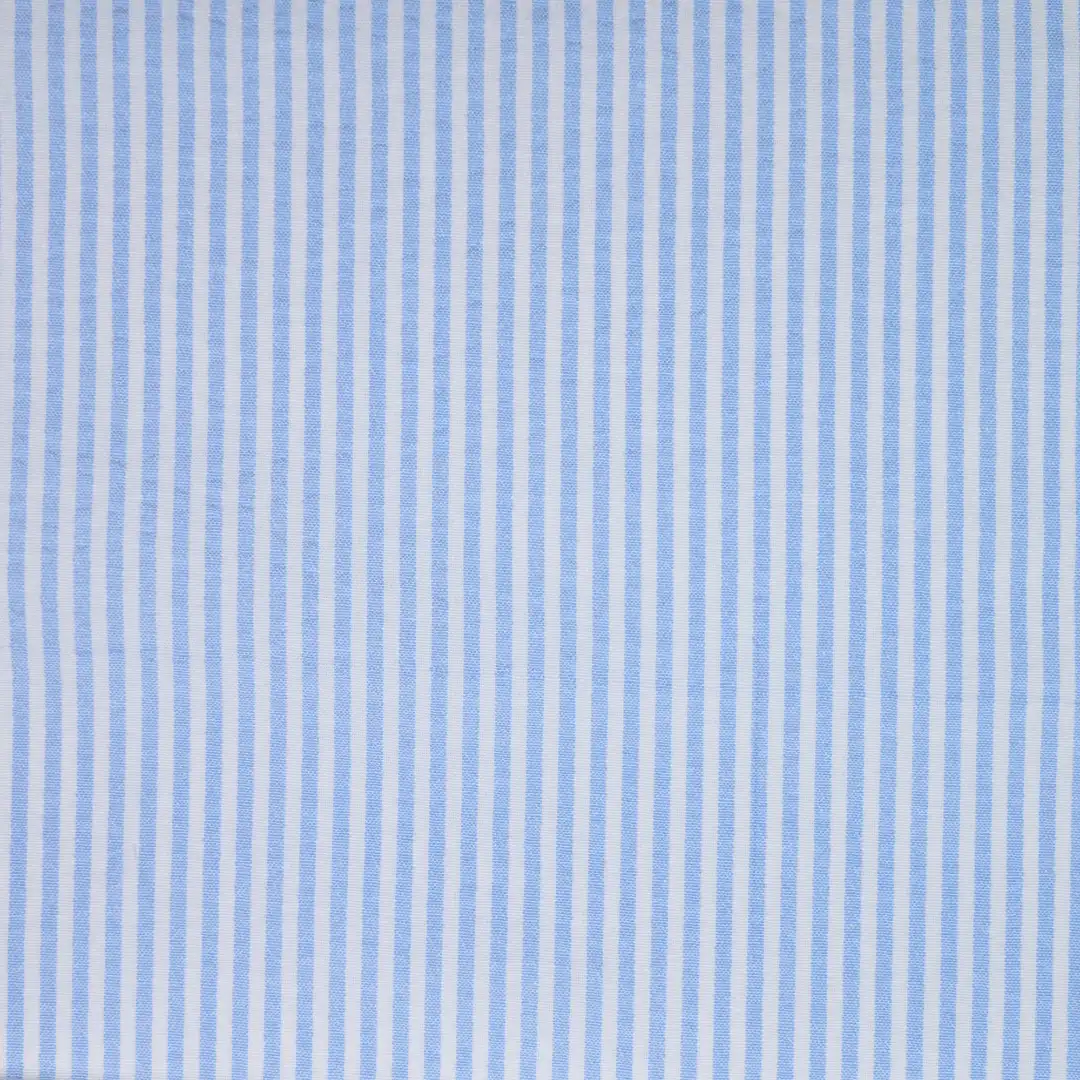 China Fabric for Blouse,Skirt,Over Shirt Yarn Dyed Stripe Woven Blended Fabric Polyester Cotton blue color buy from China wholesaler bulk order at wholesale price free worldwide shipping Alibaba