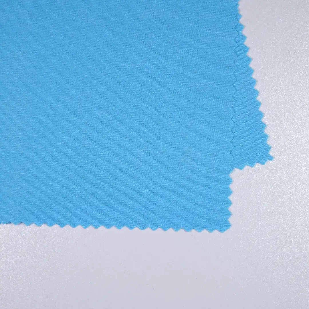 China Fabric for T-Shirt,Polo Shirt Ponte Roma Knit Fabric Rayon Nylon Spandex blue color buy from China wholesaler bulk order at wholesale price free worldwide shipping Alibaba
