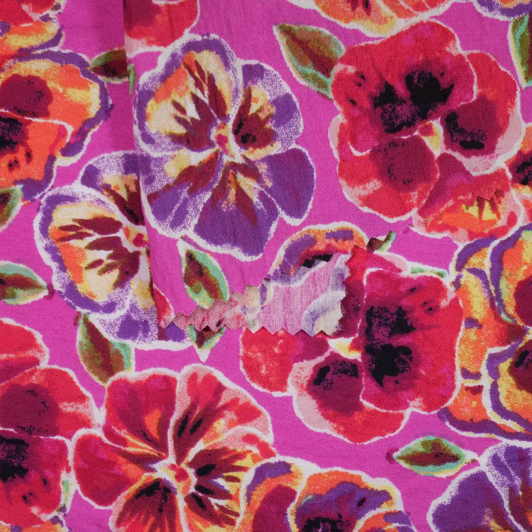 China Fabric for Blouse,Skirt Crepe Woven Blended Fabric Rayon Nylon pink color buy from China wholesaler bulk order at wholesale price free worldwide shipping Alibaba