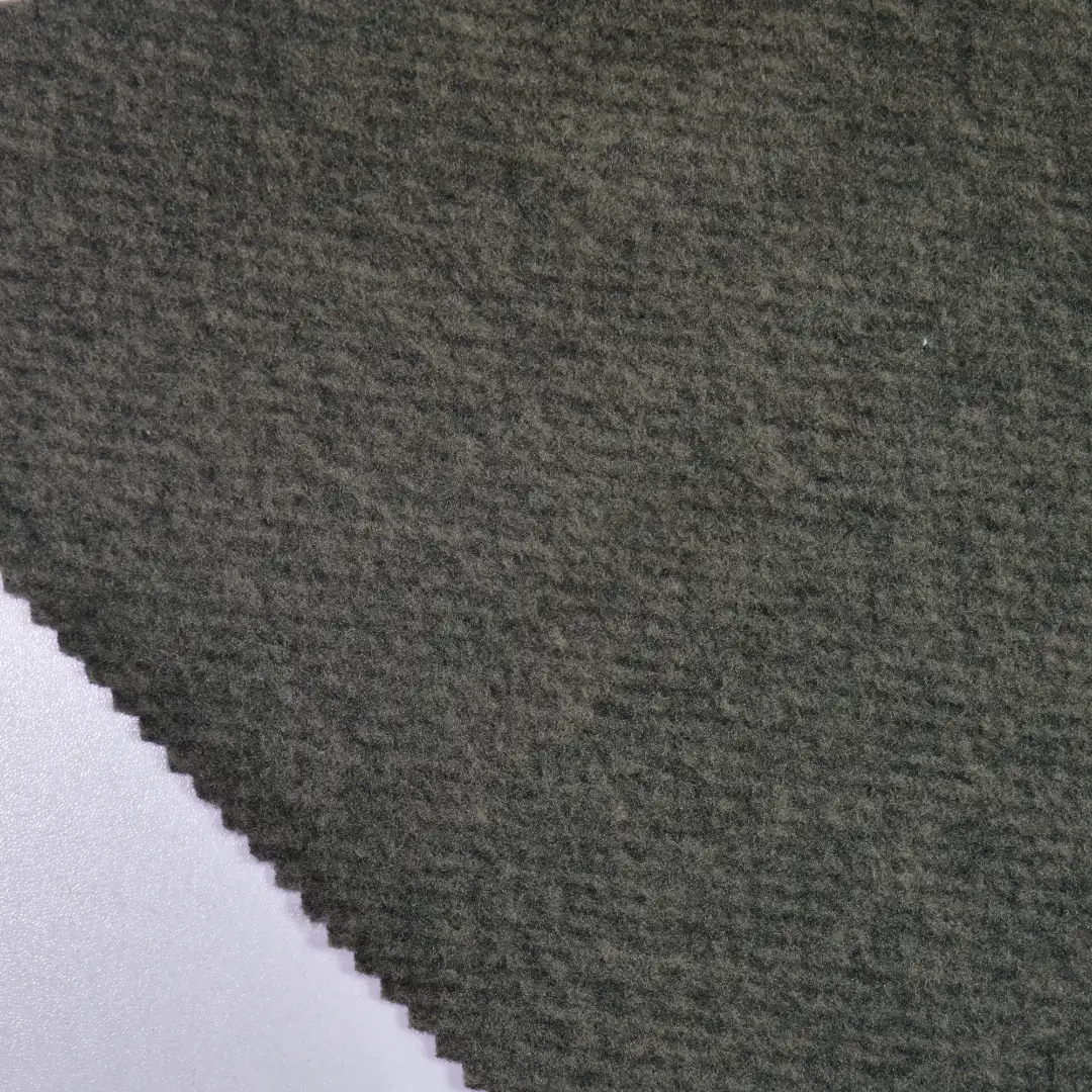 China Fabric for Trench Coat,Overcoat Fleece Knit Fabric Polyester brown color buy from China wholesaler bulk order at wholesale price free worldwide shipping Alibaba