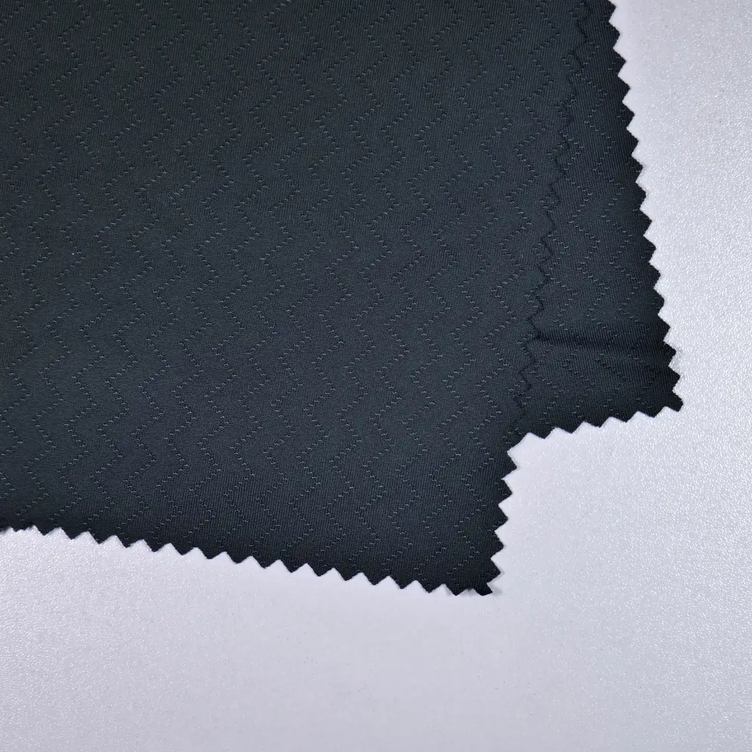 China Fabric for Yoga Clothes,Swimsuits,Swim shorts,Sports Bras Jacquard Knit Fabric Nylon Spandex black color buy from China wholesaler bulk order at wholesale price free worldwide shipping Alibaba