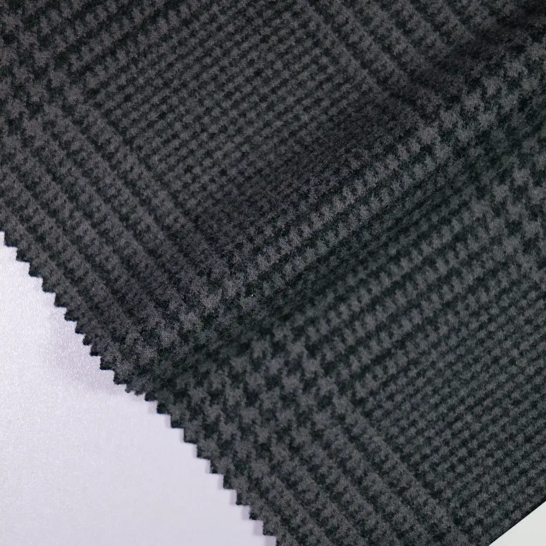 China Fabric for Jackets,Overcoat Knit Woolen Fabric Woolen Polyester grey color buy from China wholesaler bulk order at wholesale price free worldwide shipping Alibaba