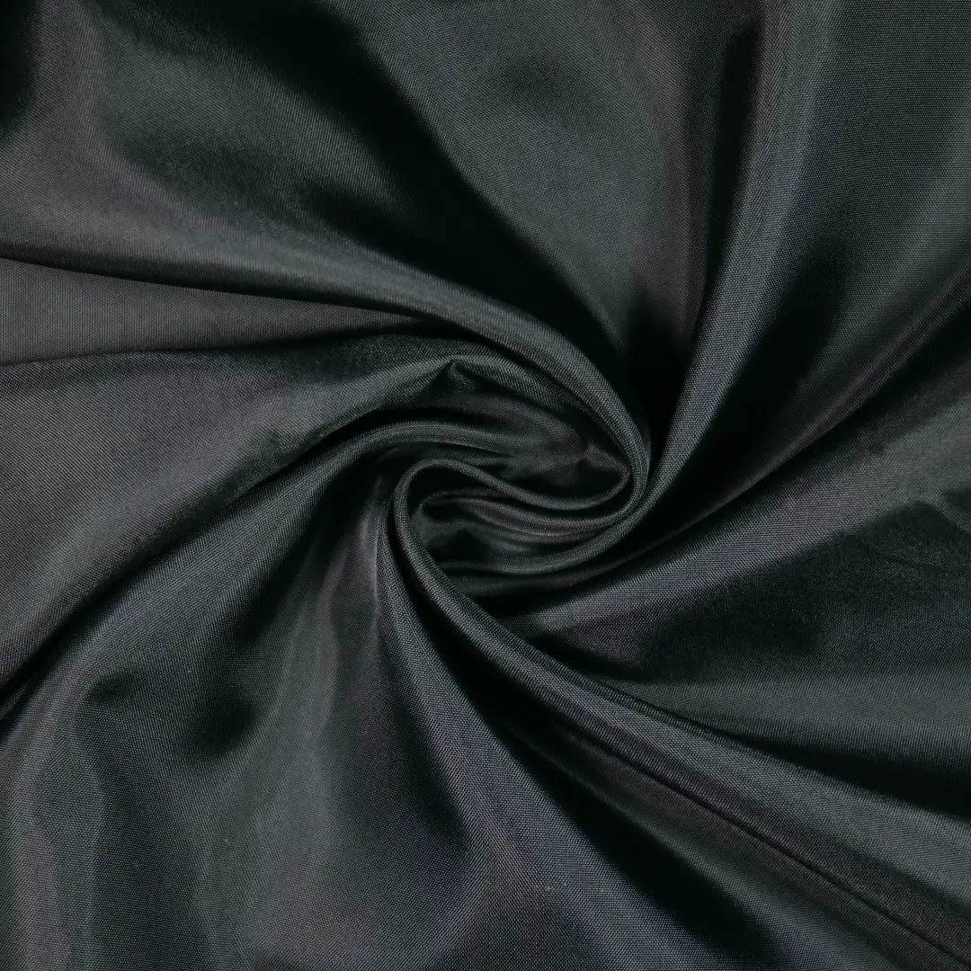 China Fabric for Interlining Polyester Taffeta Synthetic Woven Fabric Polyester black color buy from China wholesaler bulk order at wholesale price free worldwide shipping Alibaba