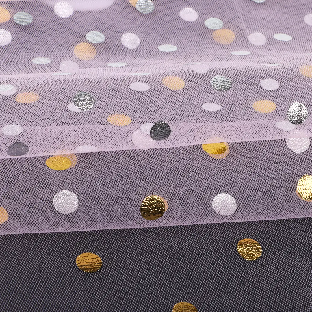 China Fabric for Skirt Mesh Knit Fabric Polyester Pink color buy from China wholesaler bulk order at wholesale price free worldwide shipping Alibaba