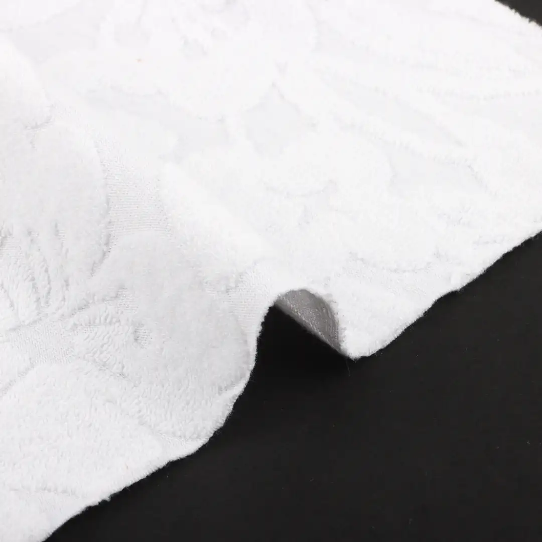 China Fabric for T-Shirt,Shorts Towel Fabric Knit Fabric Cotton Polyester White color buy from China wholesaler bulk order at wholesale price free worldwide shipping Alibaba