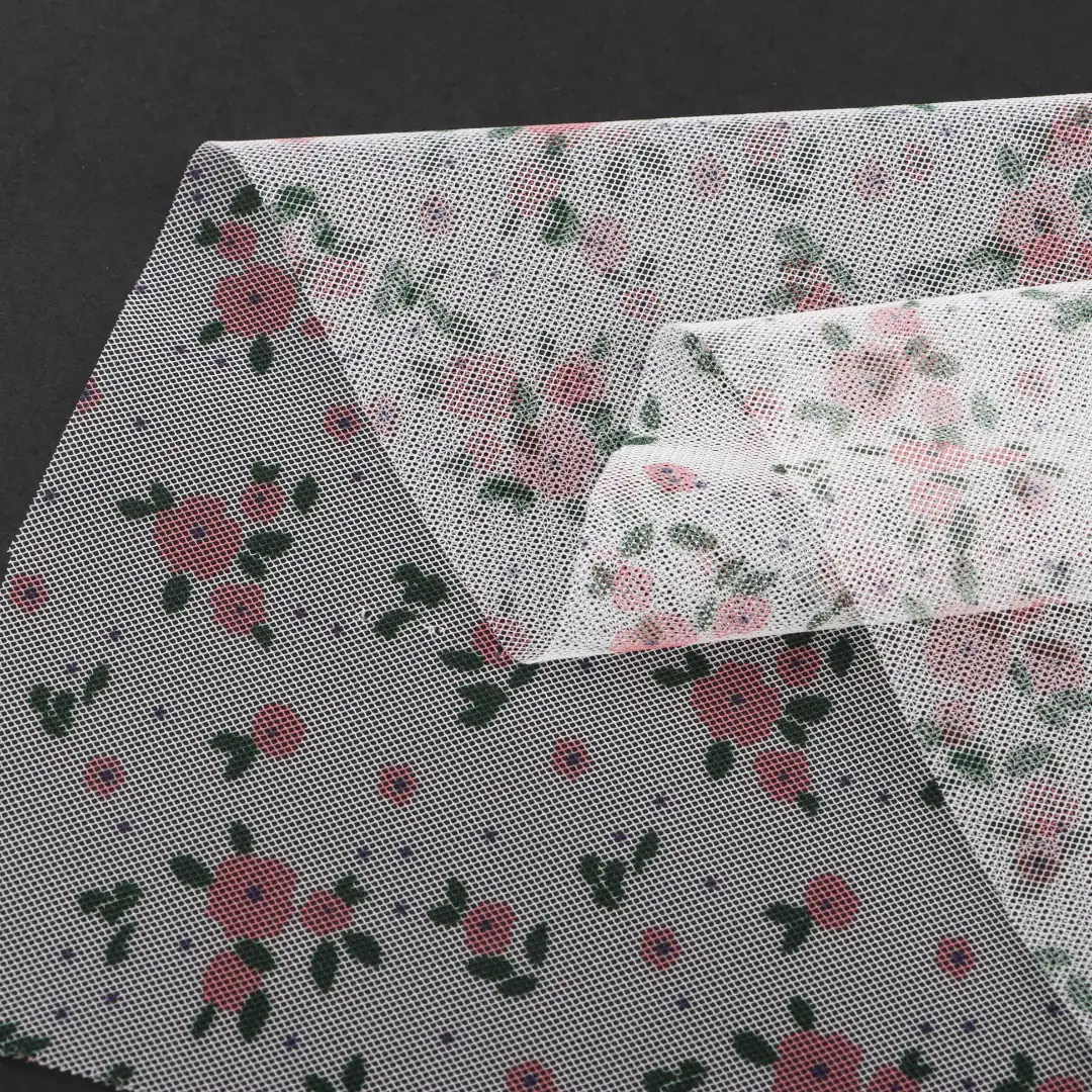 China Fabric for Skirt Mesh Knit Fabric Polyester Printing color buy from China wholesaler bulk order at wholesale price free worldwide shipping Alibaba