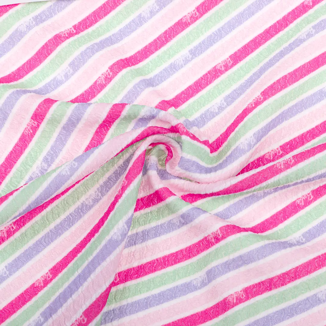 China Fabric for Skirt Crepe Knit Fabric Polyester Spandex Printing color buy from China wholesaler bulk order at wholesale price free worldwide shipping Alibaba