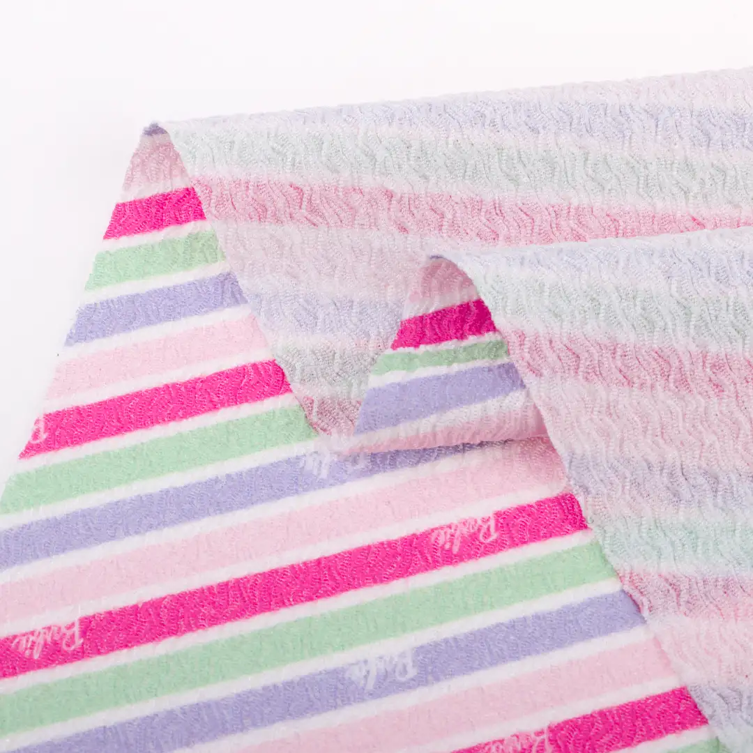 China Fabric for Skirt Crepe Knit Fabric Polyester Spandex Printing color buy from China wholesaler bulk order at wholesale price free worldwide shipping Alibaba