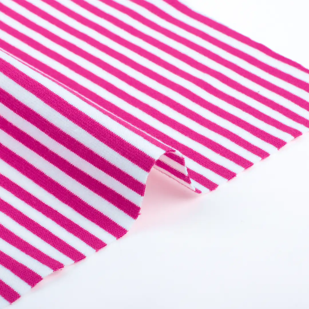China Fabric for T-Shirt,Skirt,Shorts Rib Knit Fabric Cotton Spandex stripe color buy from China wholesaler bulk order at wholesale price free worldwide shipping Alibaba
