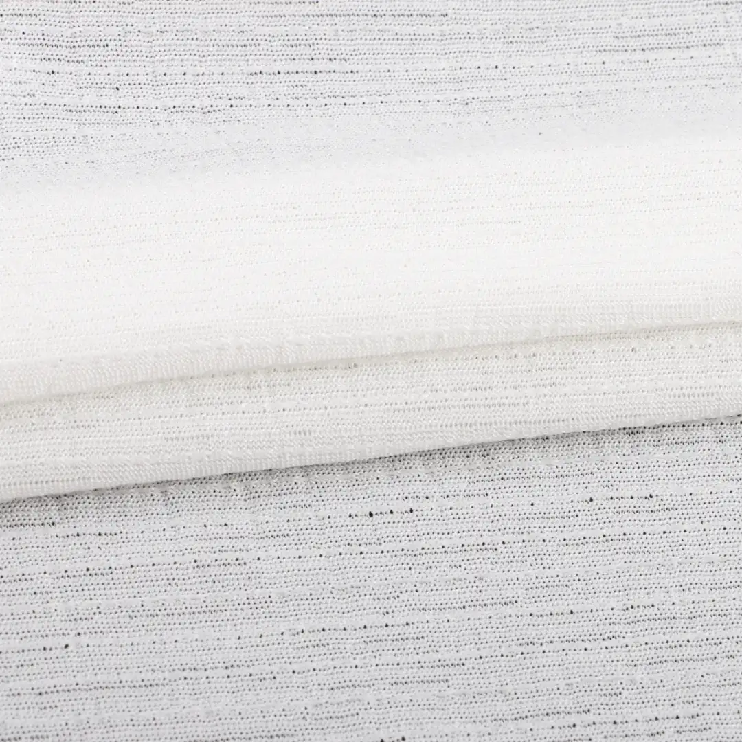 China Fabric for T-Shirt,Shorts Crepe Knit Fabric Polyester Spandex White color buy from China wholesaler bulk order at wholesale price free worldwide shipping Alibaba