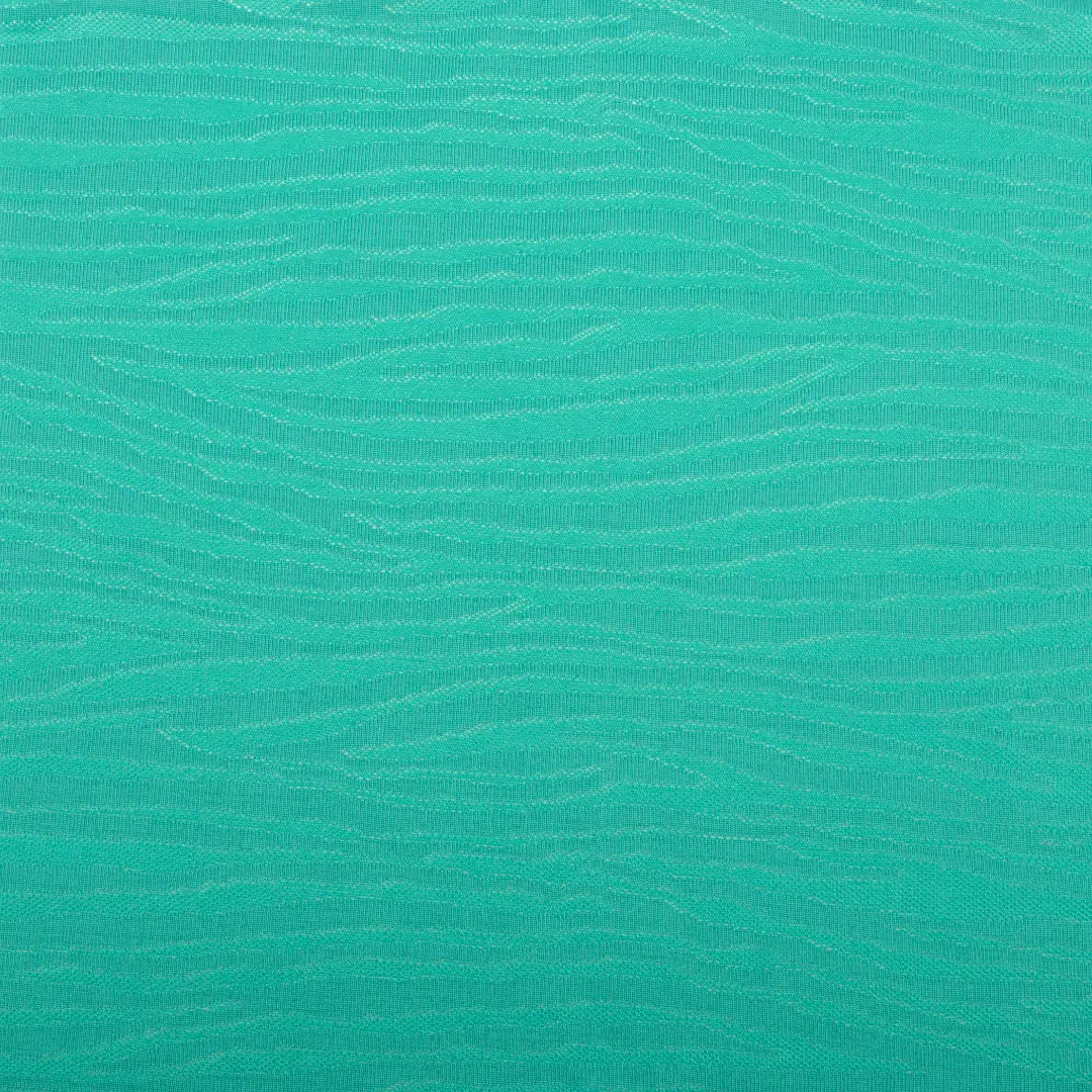 China Fabric for T-Shirt Jacquard Knit Fabric Polyester Spandex Green color buy from China wholesaler bulk order at wholesale price free worldwide shipping Alibaba