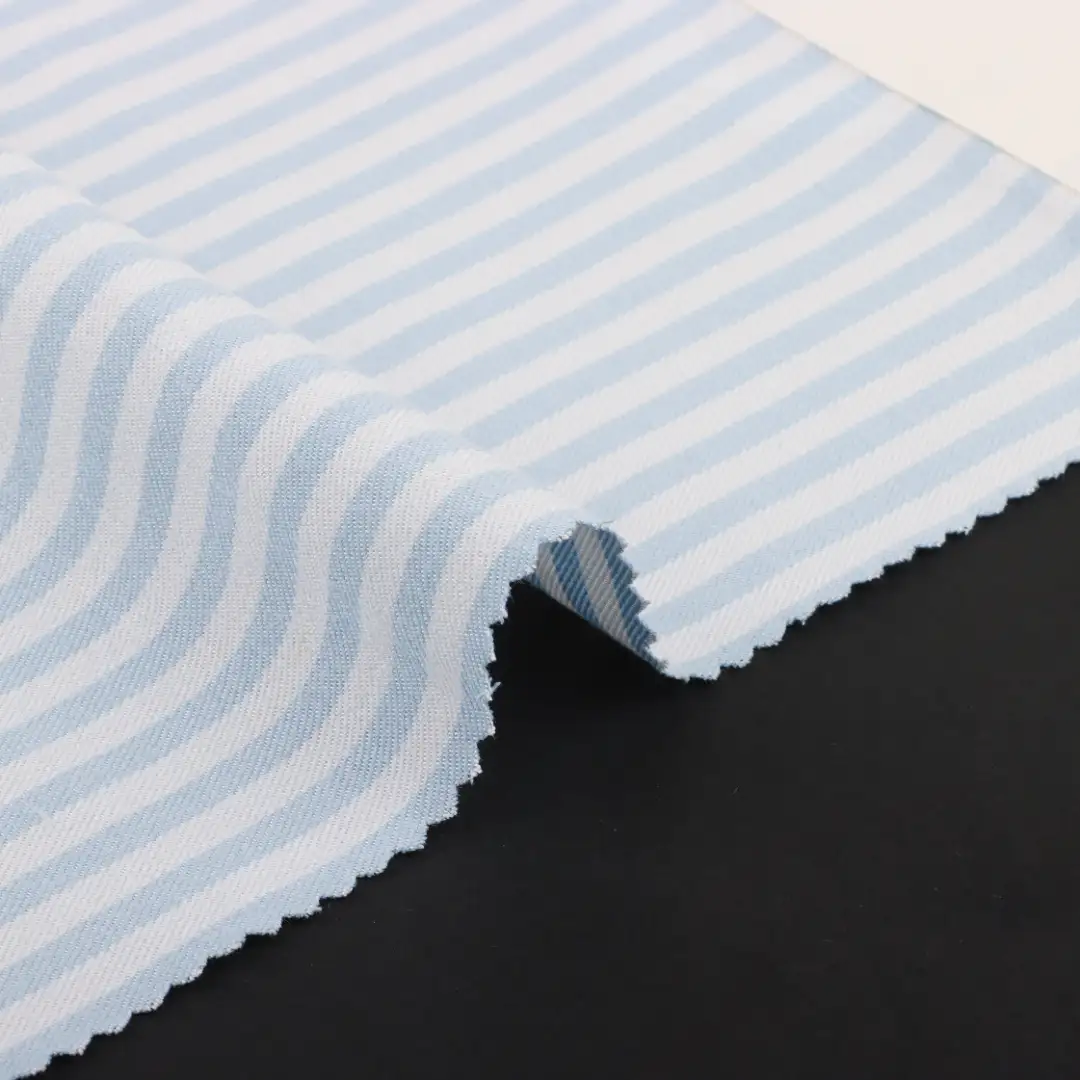 China Fabric for Shirt,Skirt,Shorts Rayon Twill Natural Woven Fabric Cotton Rayon stripe color buy from China wholesaler bulk order at wholesale price free worldwide shipping Alibaba