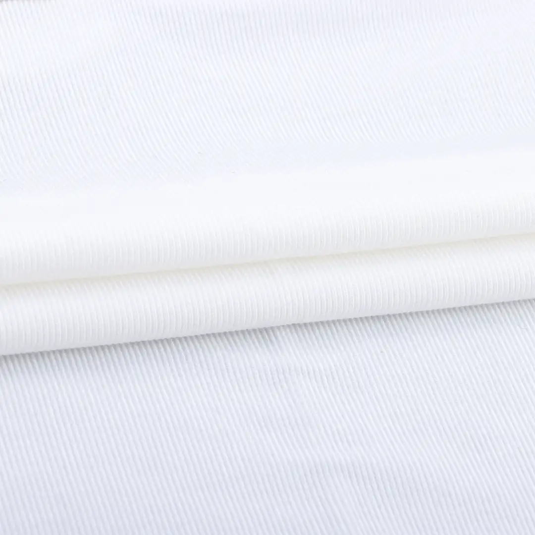 China Fabric for T-Shirt,Tank Top,Loungewear Rib Knit Fabric Rayon Viscose Spandex White color buy from China wholesaler bulk order at wholesale price free worldwide shipping Alibaba